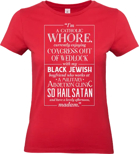 Harry's quote - kingsman, movie, quote, text, movie, action - Standard T-Shirt (Women)