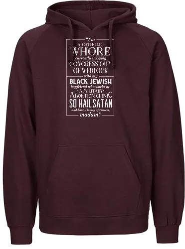 Harry's quote - kingsman, movie, quote, text, movie, action - Fairtrade Hoodie