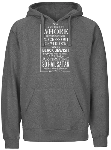 Harry's quote - kingsman, movie, quote, text, movie, action - Fairtrade Hoodie
