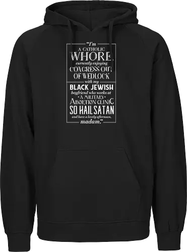 Harry's quote - kingsman, movie, quote, text, movie, action - Fairtrade Hoodie