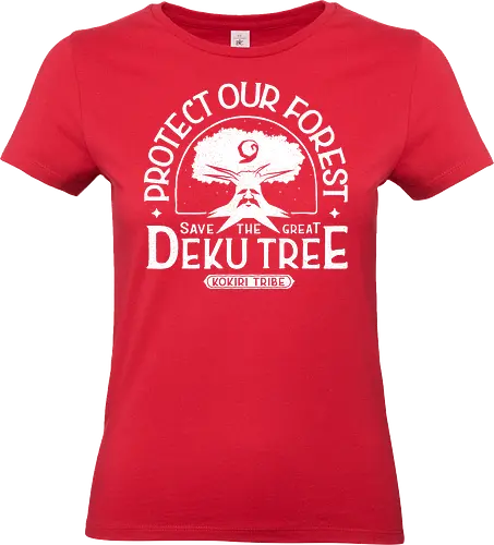Protect Our Forest - Hero of Time, Princess, game, demonigote, forest, save, protect, eco, tree - Standard T-Shirt (Women)