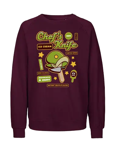 Tonberry Ice Cream - final 9, final 7, final ix, quina quen, Cactus, Kupo, ice cream, ff14, Cloud, Villain, video game, fat chocobo, vivi ornitier, black mage, fantasy, zanarkand, blitzball, summer, Kweh, final xiv - Fairtrade Sweatshirt