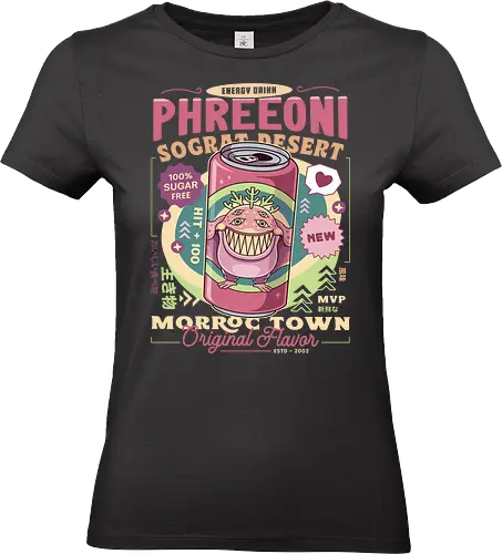 Phreeoni Energy Drink - ragnarok online, slime, mmorpg, ragnarok origin, jrpg, poring, angeling, deviling, deviruchi, ragnarok mobile, geffen dungeon, gaming, video game, gamer, ragnarok eternal love - Standard T-Shirt (Women)