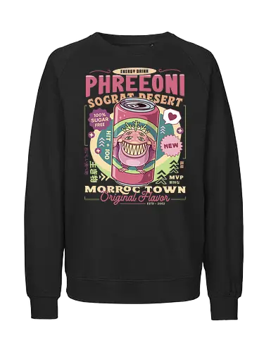 Phreeoni Energy Drink - ragnarok online, slime, mmorpg, ragnarok origin, jrpg, poring, angeling, deviling, deviruchi, ragnarok mobile, geffen dungeon, gaming, video game, gamer, ragnarok eternal love - Fairtrade Sweatshirt