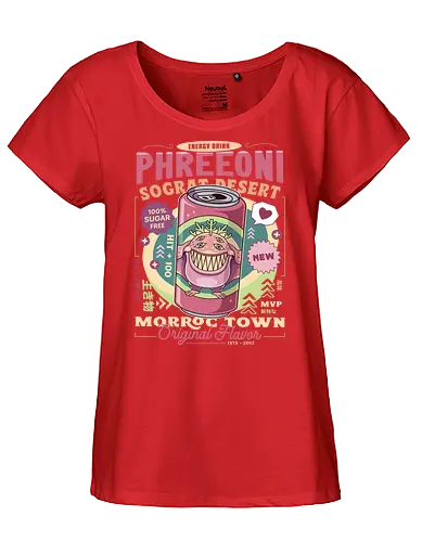 Phreeoni Energy Drink - ragnarok online, slime, mmorpg, ragnarok origin, jrpg, poring, angeling, deviling, deviruchi, ragnarok mobile, geffen dungeon, gaming, video game, gamer, ragnarok eternal love - Fairtrade Girl Shirt