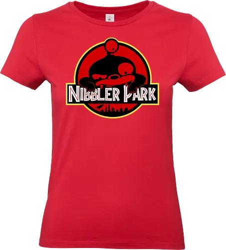 Nibbler Park - nibbler, park, dinosaur, show, cartoon, character - Standard T-Shirt (Women)