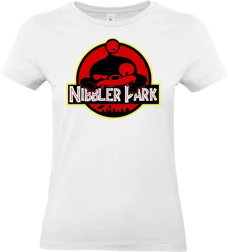 Nibbler Park - nibbler, park, dinosaur, show, cartoon, character - Standard T-Shirt (Women)