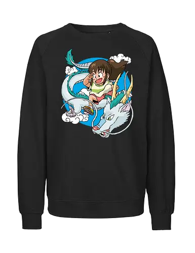 Dragon  - dragon, comic, goku, anime, manga, movie - Fairtrade Sweatshirt