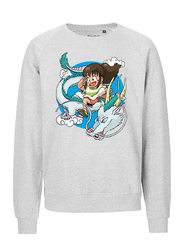 Dragon  - dragon, comic, goku, anime, manga, movie - Fairtrade Sweatshirt