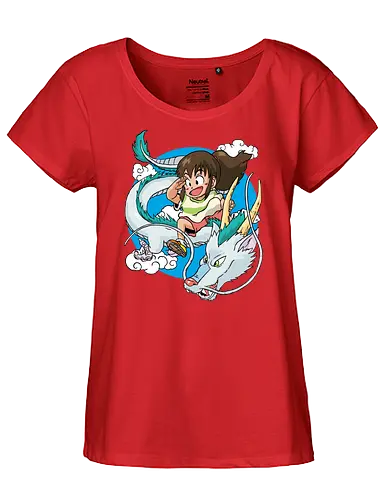 Dragon  - dragon, comic, goku, anime, manga, movie - Fairtrade Girl Shirt