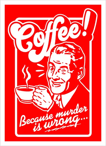 Coffee Murder Man 
