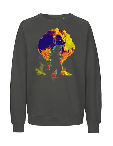 Nuclear kaiju - movie, scifi, science fiction, japanese pop culture, kaiju, king of monsters, japan - Fairtrade Sweatshirt