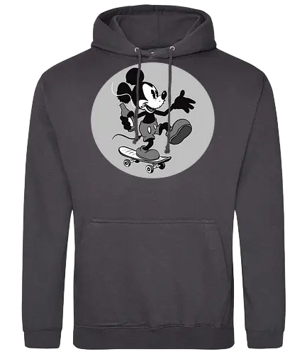 free  Steamboat Willie - skateboard, cartoon, free Steamboat Willie, beer, skateboard, mouse - Standard Hoodie