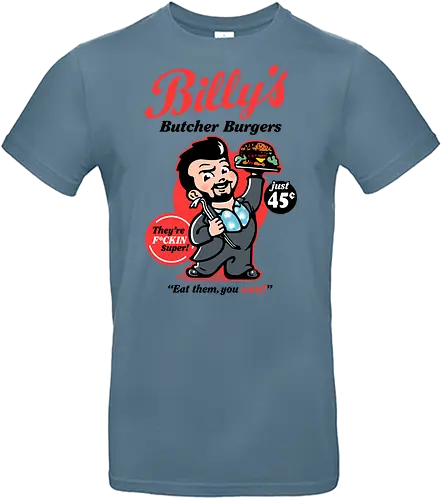 Butcher Burgers - evil, homelander, the boys, show, tv, super, comic, burger - Standard T-Shirt