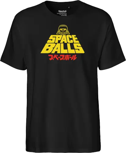 The Retro Shirt - space, balls, star, parody, funny, helmet, dark - Fairtrade T-Shirt