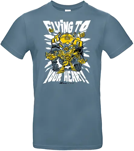 Flying to your heart - retro, japan, gitaroo, music, rock, asian, gamer - Standard T-Shirt