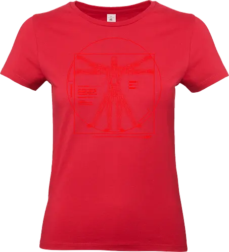 Vitruvian 800 - skynet, terminator, vitruvian, retro, future, robot - Standard T-Shirt (Women)