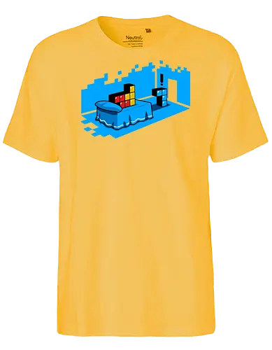 Sextris - tetris, sexy, bed, retro, parody, funny - Fairtrade T-Shirt