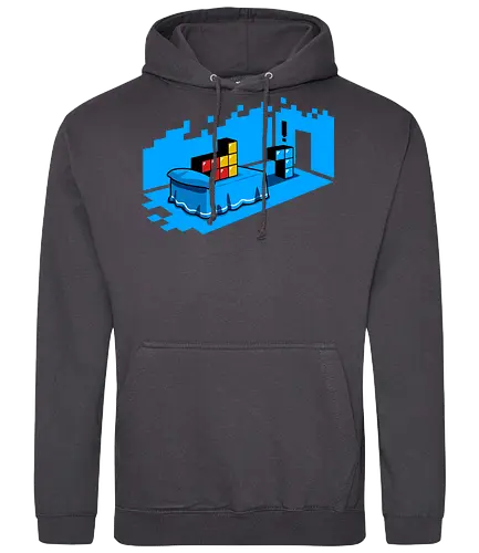 Sextris - tetris, sexy, bed, retro, parody, funny - Standard Hoodie