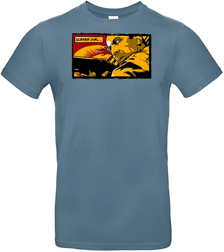 Clever Girl - clever, girl, dinosaur, retro, funny, quote - Standard T-Shirt