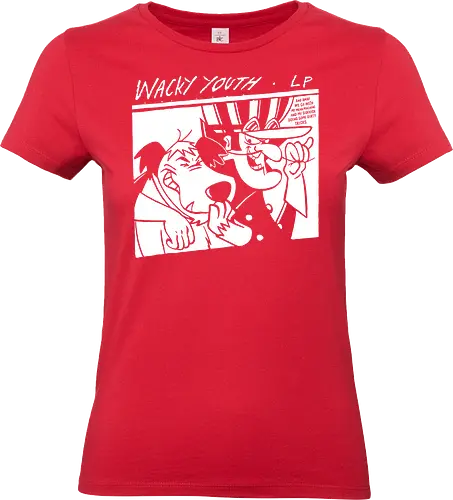 Wacky Youth - wacky, youth, race, retro, game, music, rock - Standard T-Shirt (Women)