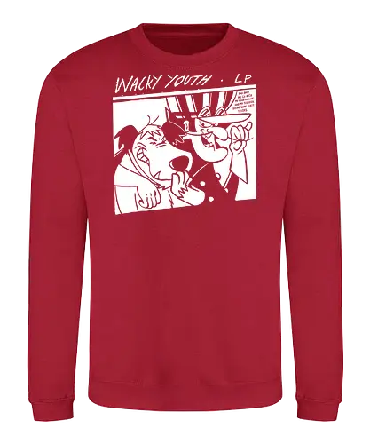Wacky Youth - wacky, youth, race, retro, game, music, rock - Sweatshirt
