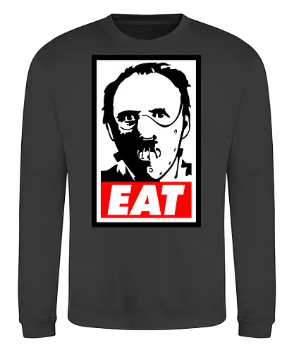 Eat - eat, food, hannibal, horror, movie, terror - Sweatshirt