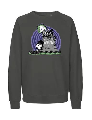 Beetlehouse - beetle, movie, horror, funny, burton, death - Fairtrade Sweatshirt