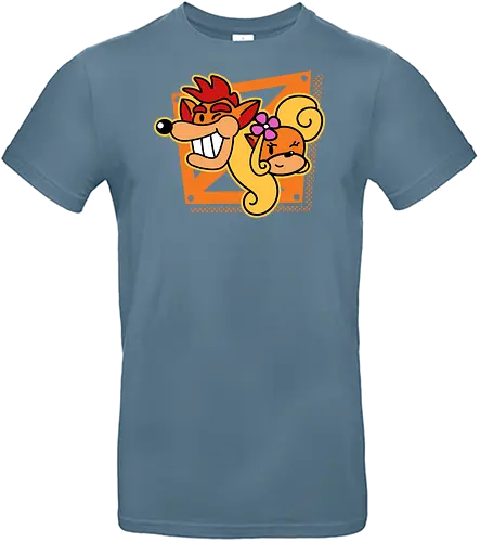 A couple of bandicoots - crash, cute, bandicoot, fun, kawaii, children - Standard T-Shirt