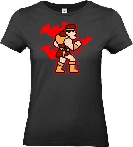 ChibiSimon - vampire, killer, Gaming, medusa, evil, cute, game, whip, retro - Standard T-Shirt (Women)