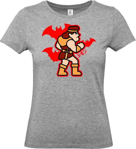 ChibiSimon - vampire, killer, Gaming, medusa, evil, cute, game, whip, retro - Standard T-Shirt (Women)