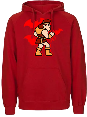 ChibiSimon - vampire, killer, Gaming, medusa, evil, cute, game, whip, retro - Fairtrade Hoodie