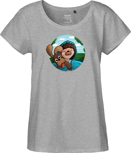 EpicStun - Hundi - youtube, youtuber, merchandise, minecraft, epicstun, epicstunlp - Fairtrade Girl Shirt