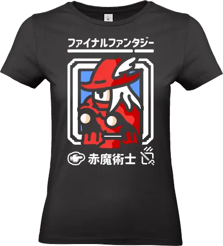 light warrior red mage - Final, cloud, strife, aeris, Gaming, Villain - Standard T-Shirt (Women)