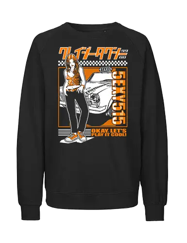 Taxi Gena - taxi, crazy, arcade, game - Fairtrade Sweatshirt