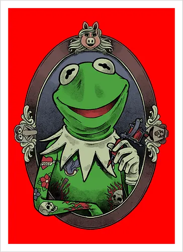 Tattoo Puppet Frog