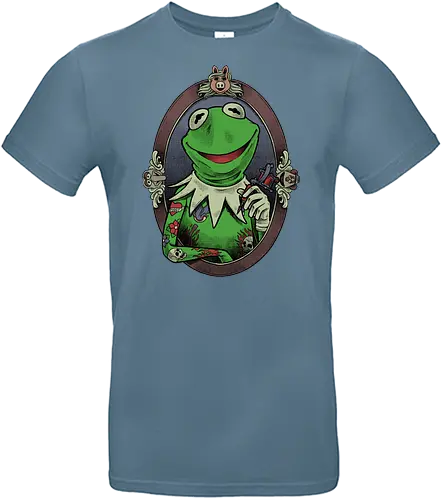 Tattoo Puppet Frog - frog, tattoo, puppet, classic, tv show, meme, fun, funny, movie, retro vintage, kids - Standard T-Shirt