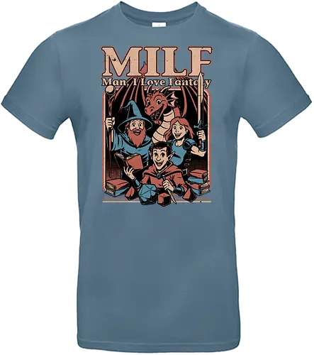 Vintage RPG Crew Joke - rpg, Pen and Paper, d20, dungeon master, role-playing game, tabletop, game master, milf, fantasy, adventure, crew, joke, gaming, game, game night, boardgame, elf, thief, wizard, barbarian, knight, warrior, dragon - Standard T-Shirt