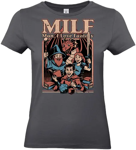 Vintage RPG Crew Joke - rpg, Pen and Paper, d20, dungeon master, role-playing game, tabletop, game master, milf, fantasy, adventure, crew, joke, gaming, game, game night, boardgame, elf, thief, wizard, barbarian, knight, warrior, dragon - Standard T-Shirt (Women)