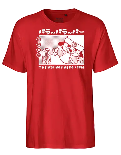 Rappa Doggo - funk, parappa, dog, retro, cute, music, rap, onion - Fairtrade T-Shirt