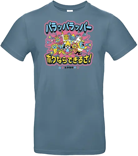 Rappa Town - music, rap, onion, funk, parappa, dog, retro, cute - Standard T-Shirt