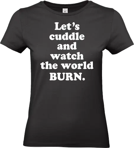 Lets Cuddle - dead, sexy, witch, horror, creepy, goth, streetwear, style - Standard T-Shirt (Women)