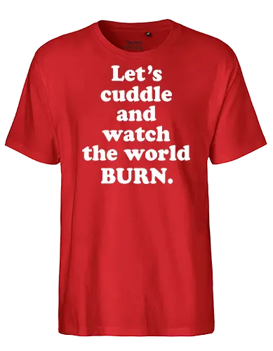 Lets Cuddle - dead, sexy, witch, horror, creepy, goth, streetwear, style - Fairtrade T-Shirt