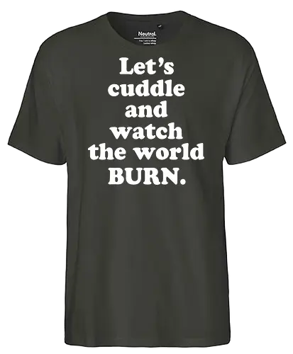 Lets Cuddle - dead, sexy, witch, horror, creepy, goth, streetwear, style - Fairtrade T-Shirt