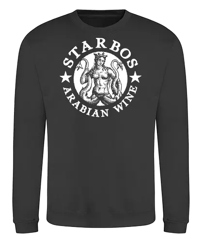 Starbos - dead, streetwear, style, coffee, parody, sexy, witch, horror, creepy, goth - Sweatshirt