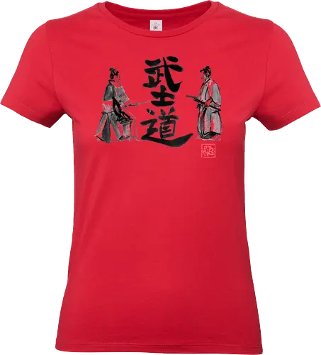 bushido samurai - samurai, sumie, japan - Standard T-Shirt (Women)