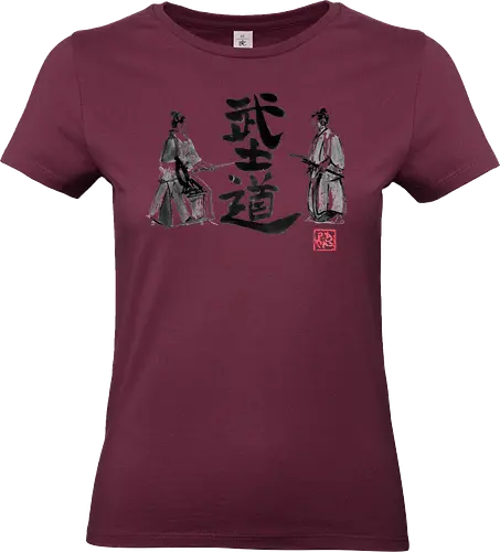 bushido samurai - samurai, sumie, japan - Standard T-Shirt (Women)