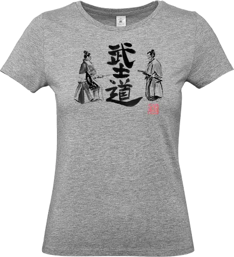 bushido samurai - samurai, sumie, japan - Standard T-Shirt (Women)