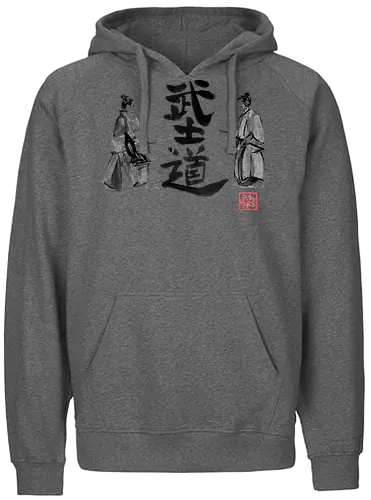 bushido samurai - samurai, sumie, japan - Fairtrade Hoodie