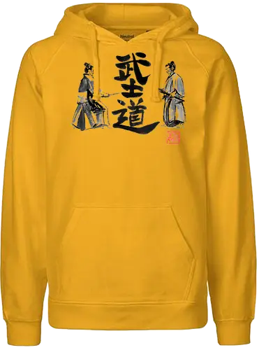 bushido samurai - samurai, sumie, japan - Fairtrade Hoodie